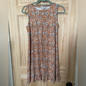 Loft cotton swing dress, size Small